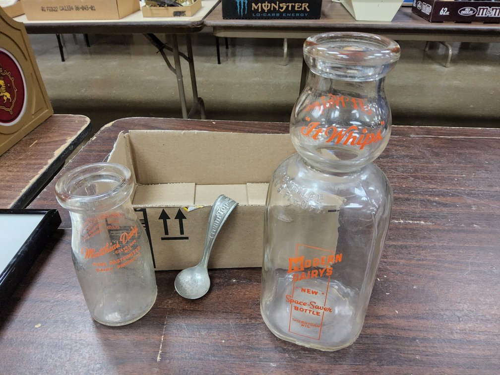 Sheboygan County milk bottles