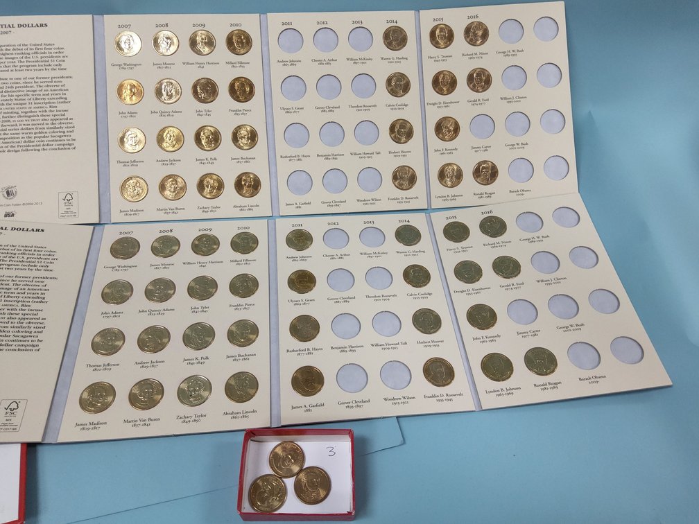 61 Unc President Dollars & 6 1979S,D & P, BU, SBA