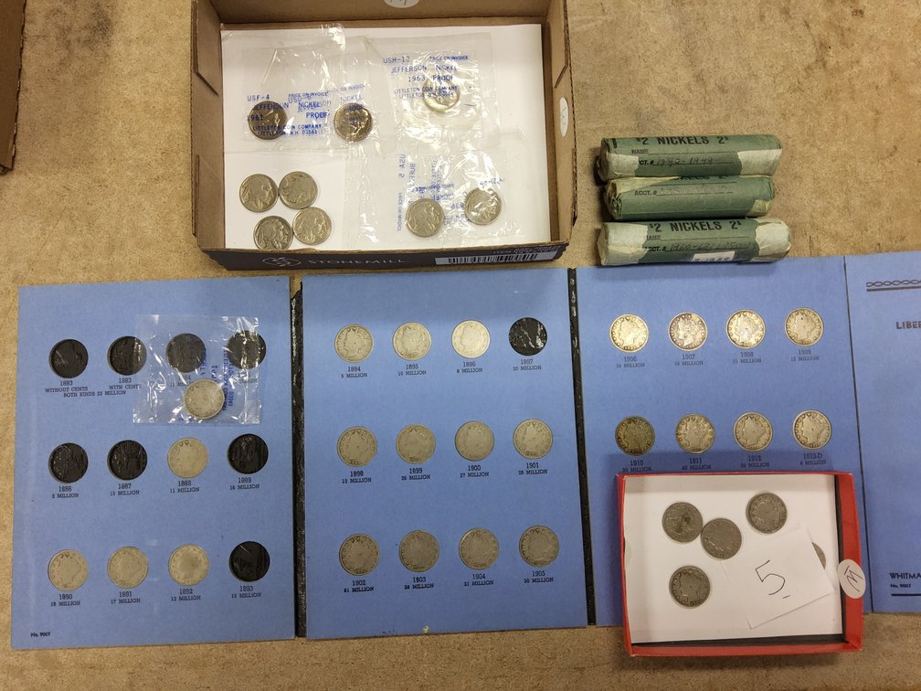 Assorted nickels