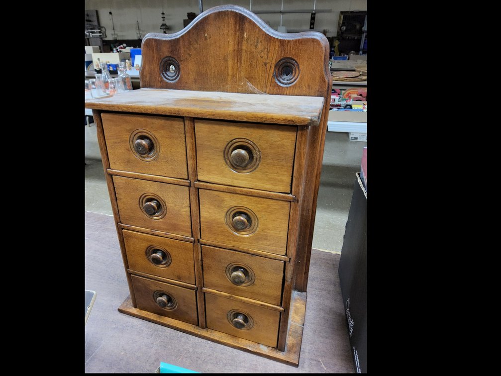 Classic 8 drawer spice box.