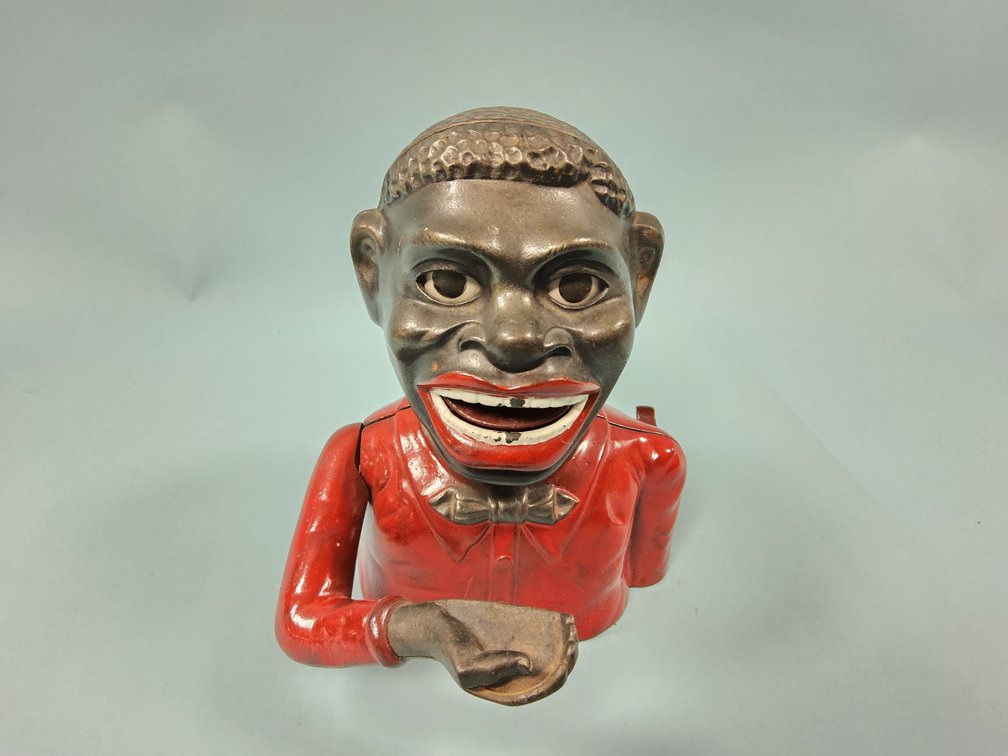 Jolly Black Man Shepard Hardware mechanical bank