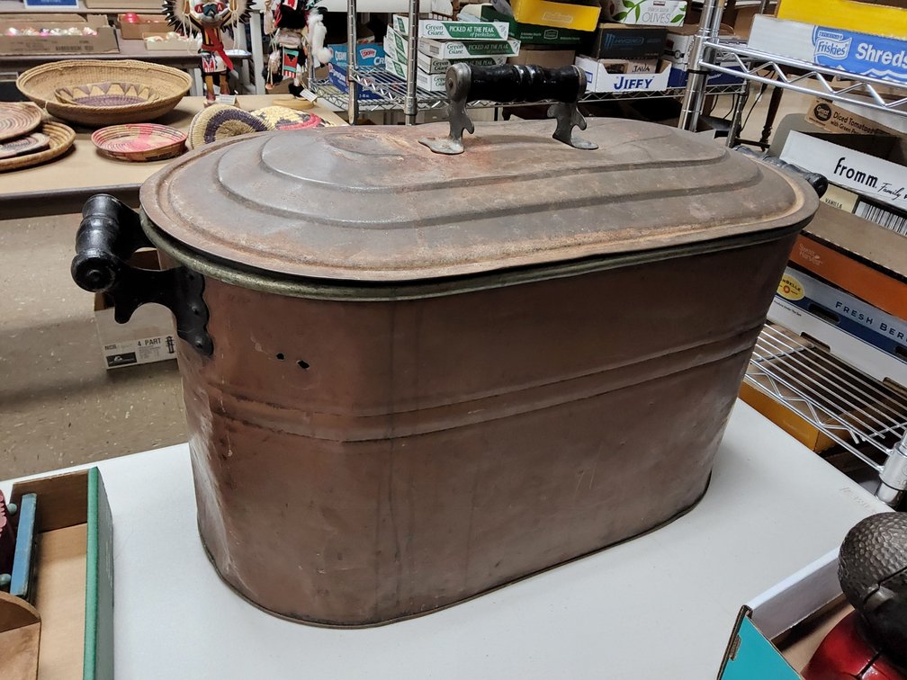 Copper wash boiler