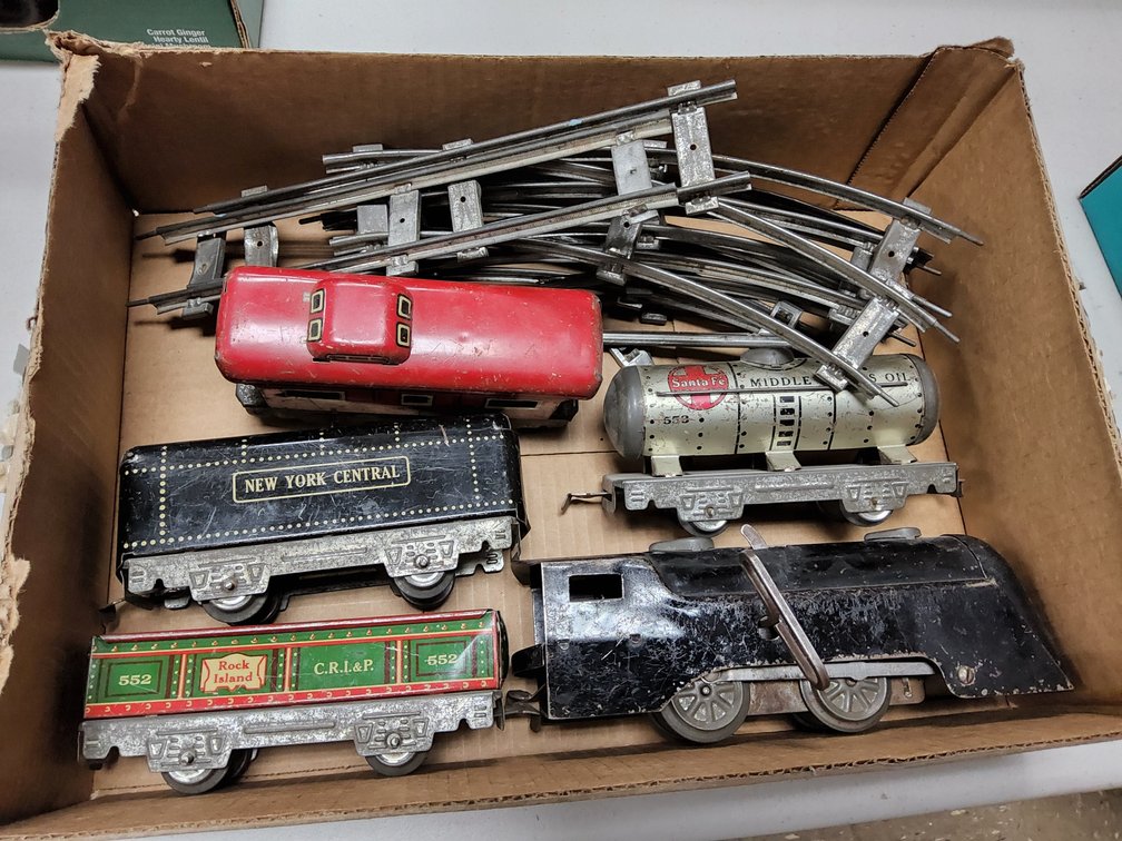 Marx wind up train set
