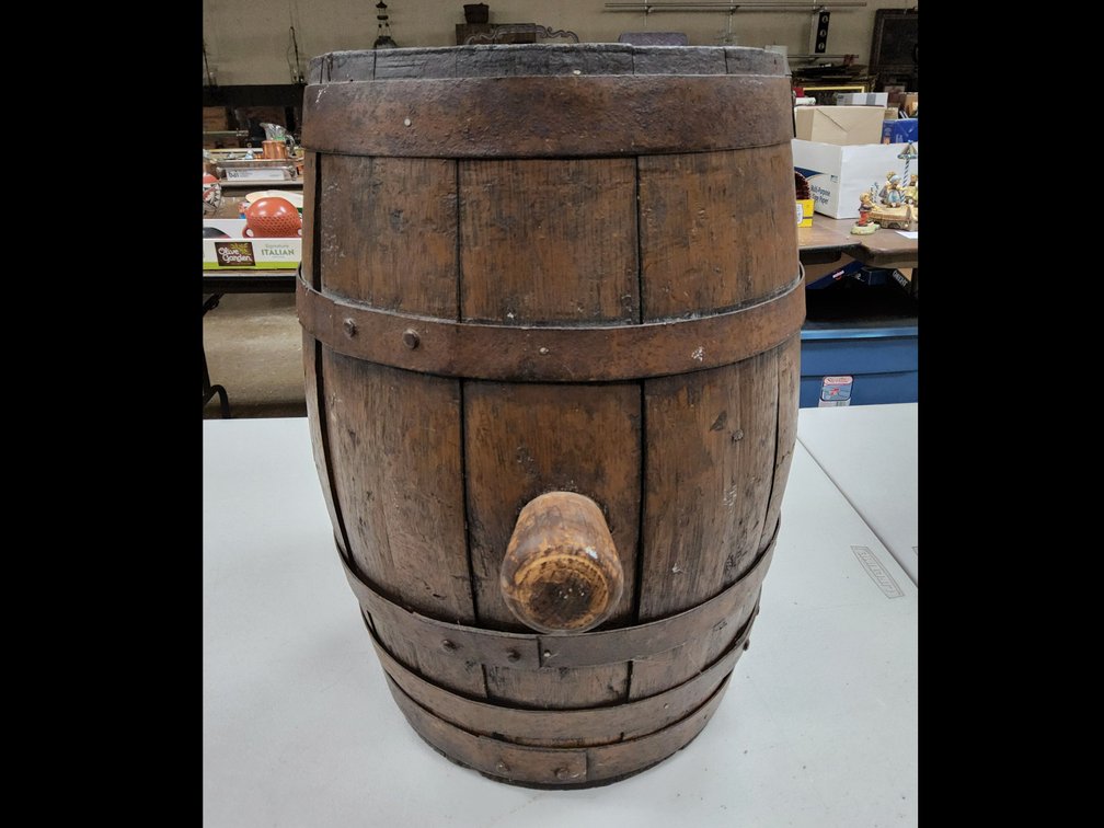 Wisconsin oak wine barrel