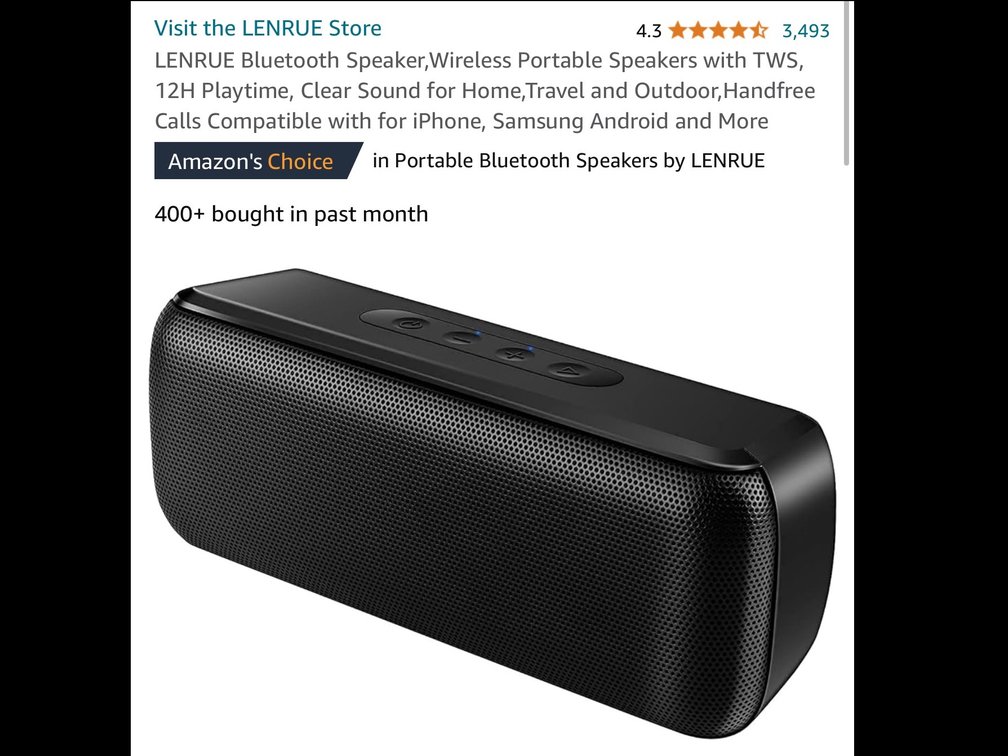 Bluetooth speaker 