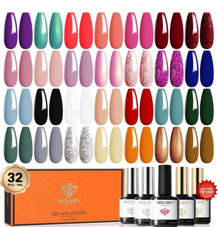 32pc Nail Polish Get Set