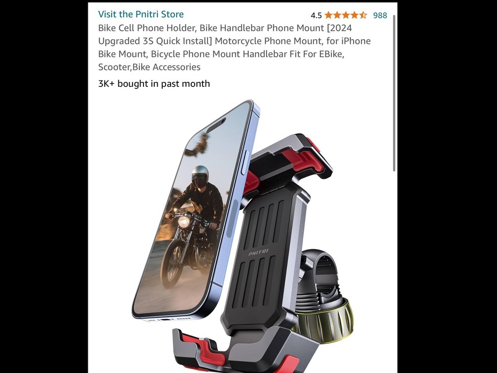 Handle bar cell holder 