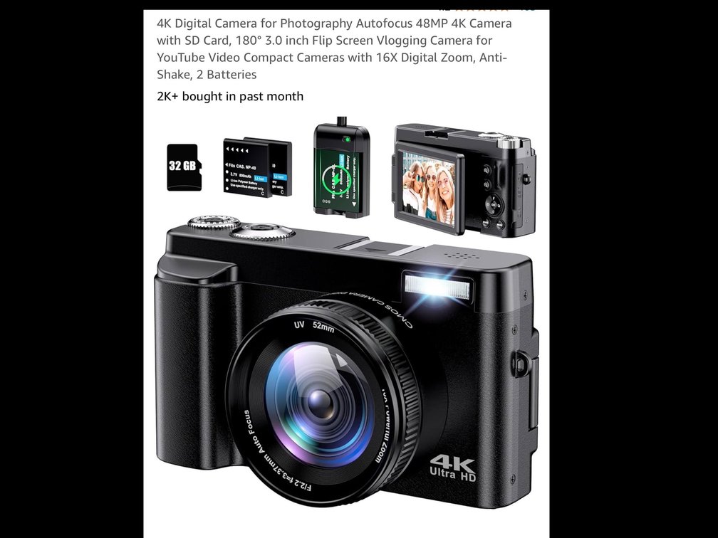 4k digital Cam