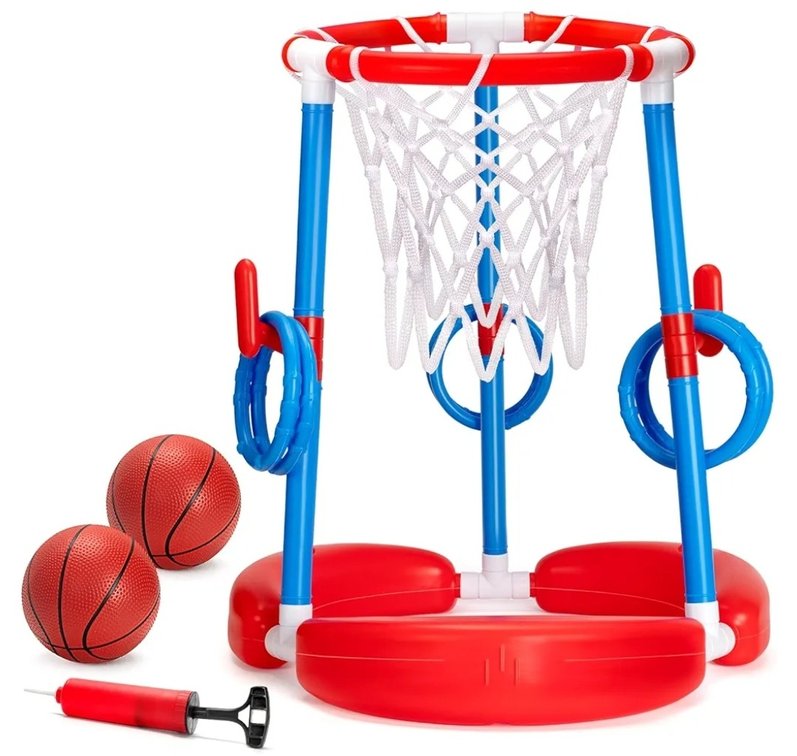 2 in 1 Pool Basketball Hoop