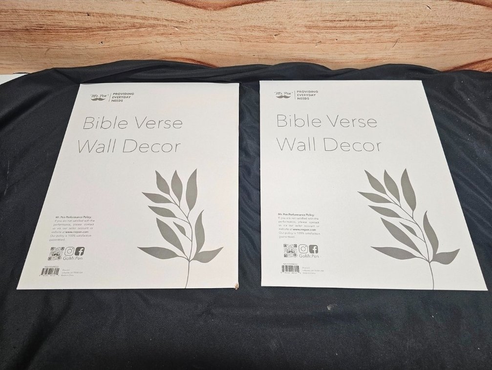 (2) Mr. Pen Christian Wall Art - 6 Pack Scripture Wall Decor, 11' x 14', Bible Verse Poster