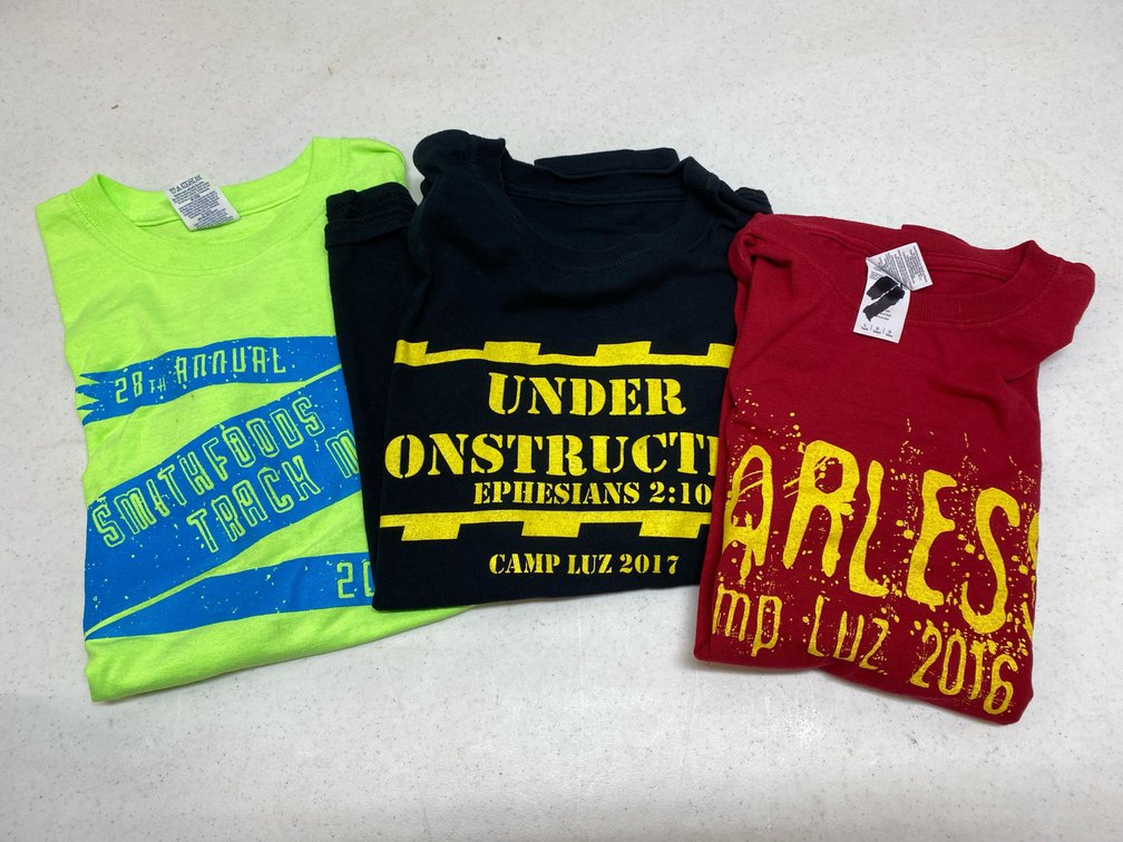 (3) Youth Large T Shirts