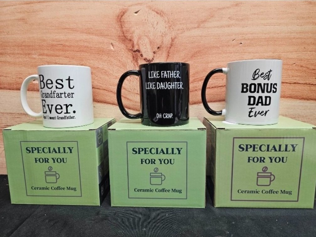 Lot of 3 Coffee Mugs