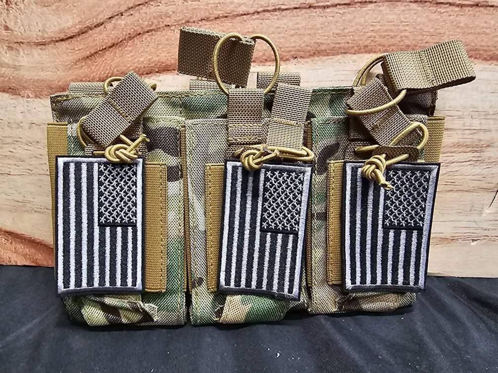 Open Top 3 Mag Pouch