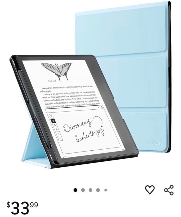 CoBak Case for Tablet Reader - All New PU Leather Cover with Auto