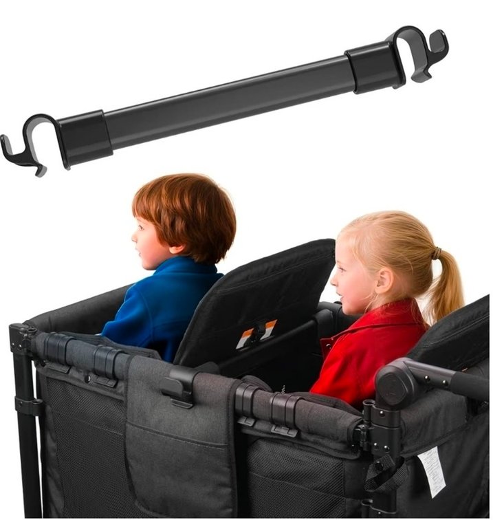 Forward-Facing Stroller Wagon Support Bar, Compatible with WONDERFOLD W2 Elite Wagon (2 Seater), Stroller Wagon Accessory for WONDERFOLD W2 Veer Wagon, Support Bar for Kids Removable & Easy to Install