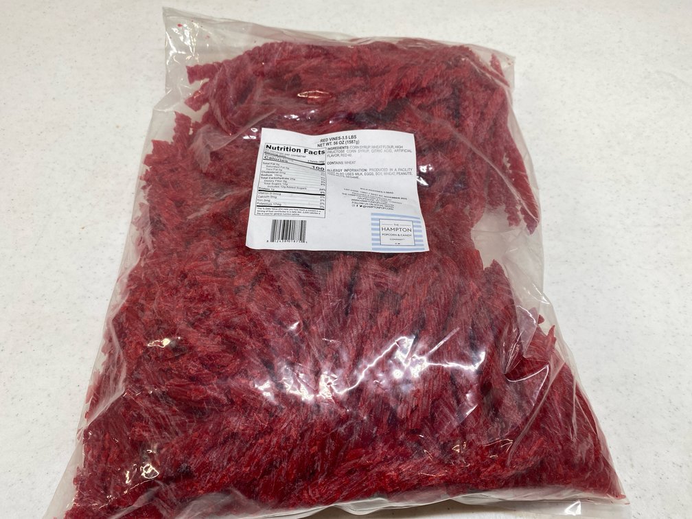 3.5 lb bag of Licorice