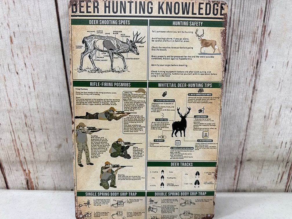 8x12 metal sign