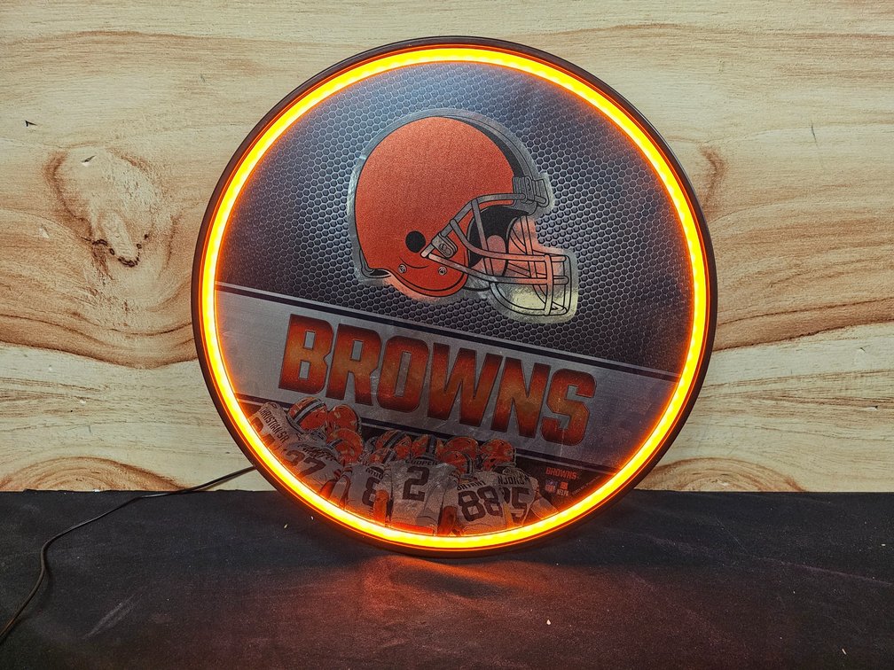 16in Browns Light Up Sign