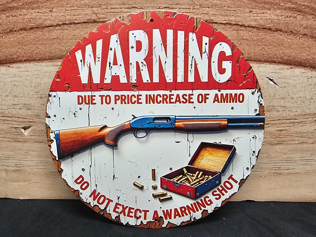 7 3/4in Metal Sign