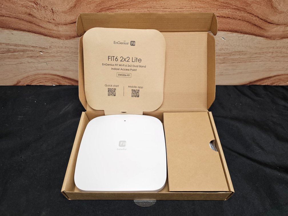 EnGenius Wi-Fi 6 [EWS356-FIT] Dual Band AX3000 | Cloud & App & OnPrem Control Options | WPA3, MU-MIMO, Mesh & Seamless Roaming - Power Adapter not Included.