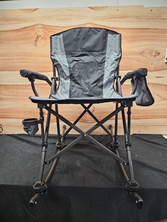 REDCAMP Oversized Folding Camping Chair for Adults Heavy Duty 250/300/330lb, Sturdy Steel Frame Outdoor Camp Chairs Portable Lawn Chair with High Back and Cup Holder