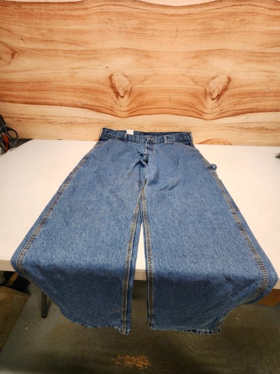 Men's 38 x 32 Full Blue Carpenter Jeans