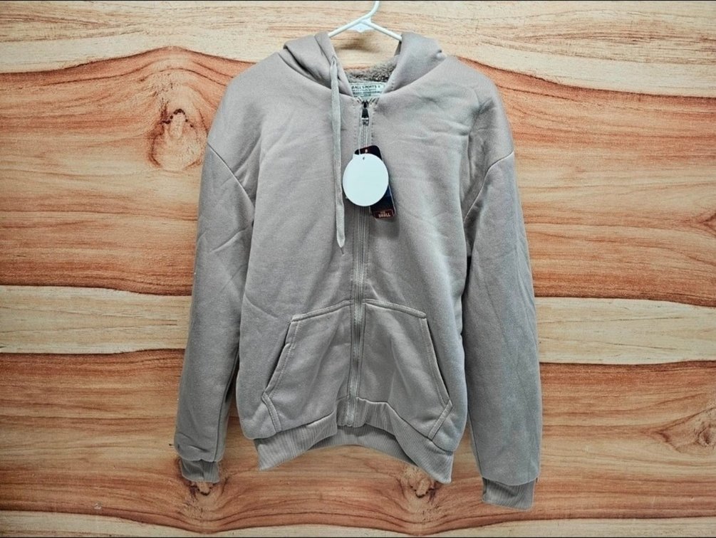 Men's S Big Ball Sports Sherpa Lined Hooded Jacket