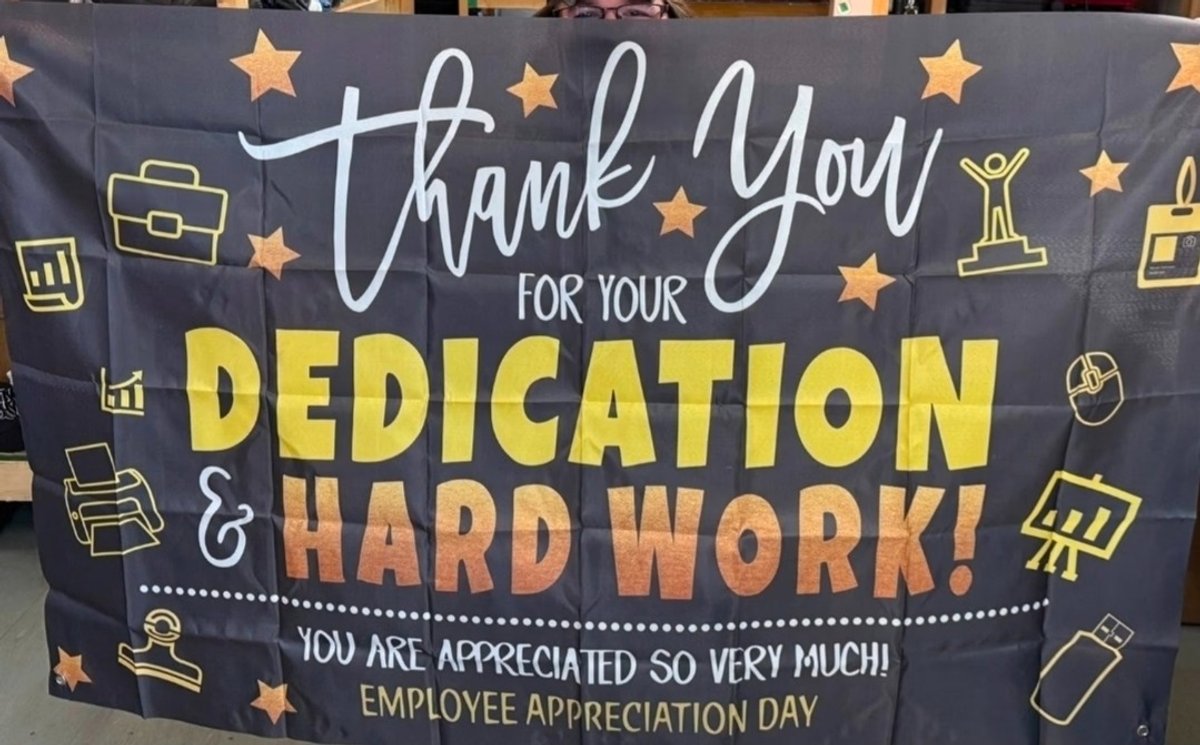 Employee appreciation banners