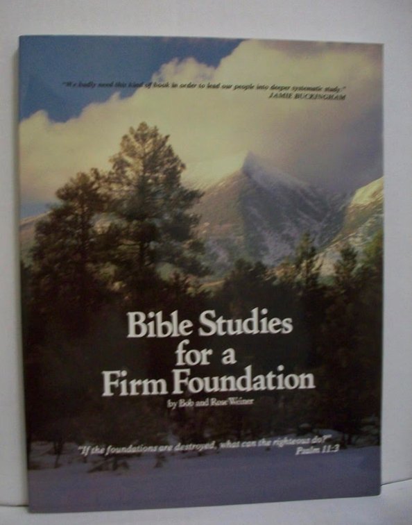 Retails $29 Bible Studies For A Firm Foundation
