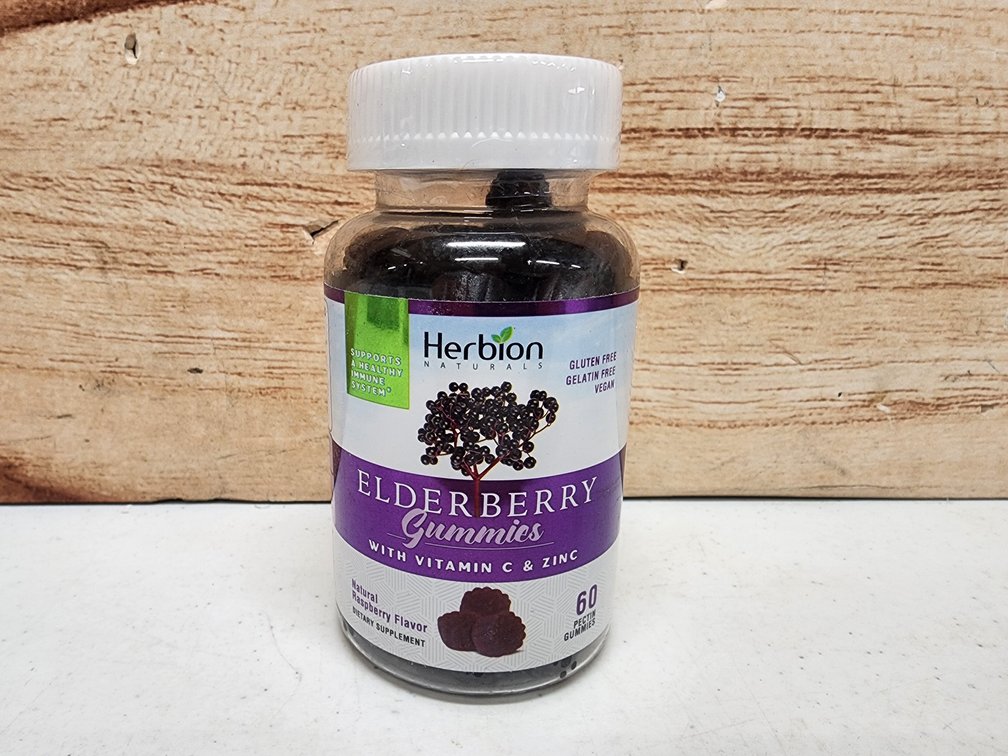 Herbion Elderberry Gummies 60 Gummies