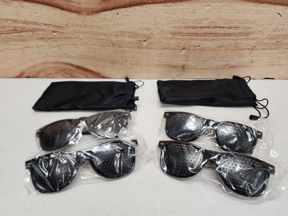 4 pair Adjustment Glasses, Help Eye Training And Concentration, Light and Comfortable Frame, Lightweight Frame for Eye