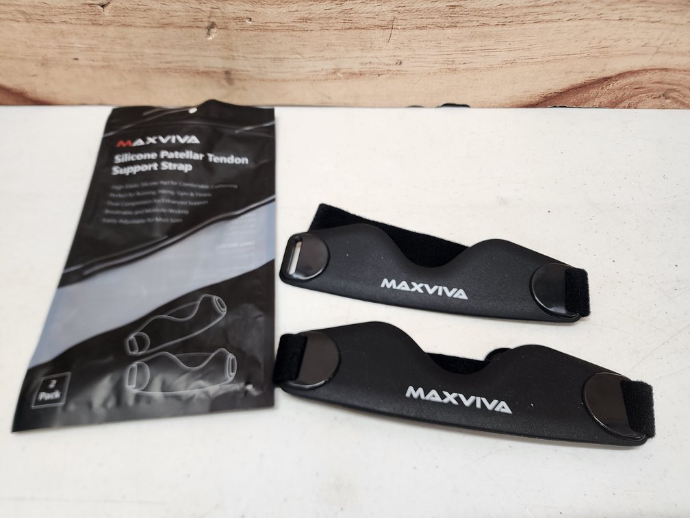 Maxviva 2pk Silicone Pateller Tendon Support Strap