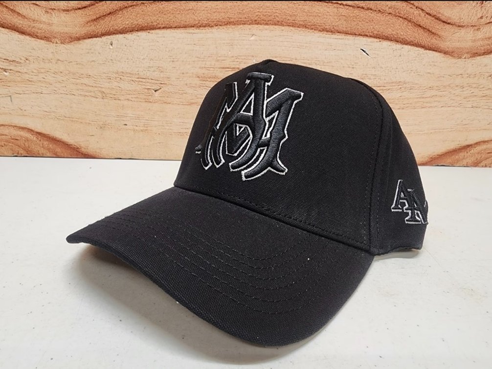 Designer Amiri cotton trucker hat