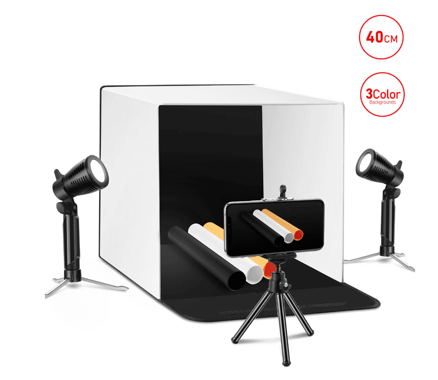 ESDDI PKL-D400 LED Shooting Tent Kit Photo Studio Light Box Photography 16"x16"