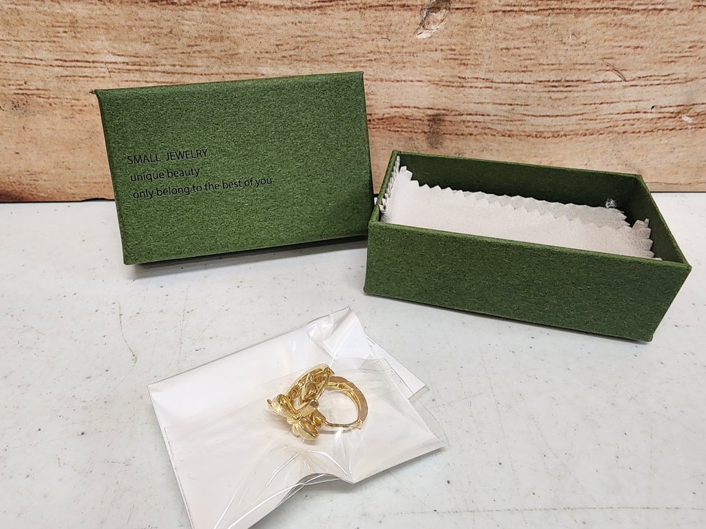 18k Plated Gold Earrings