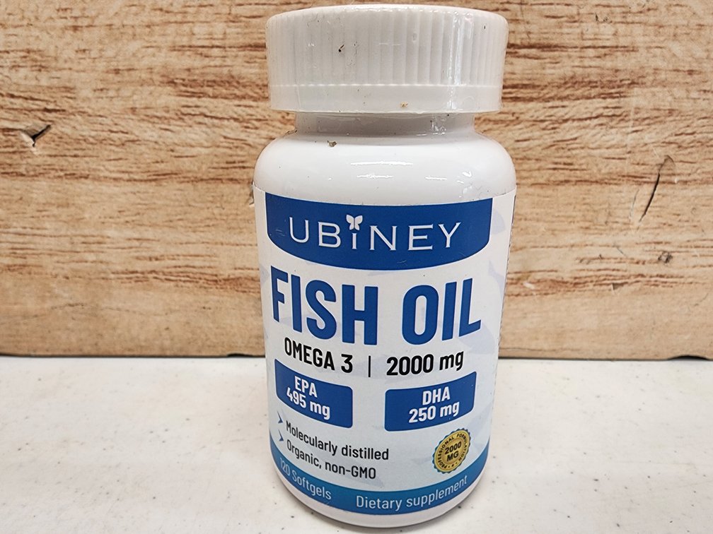 Ubiney Fish Oil Omega 3 120 Softgels