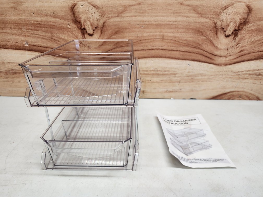 2 Tier Plastic Organizer