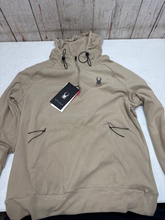Mens M Spyder fleece pull over 1/4 zip