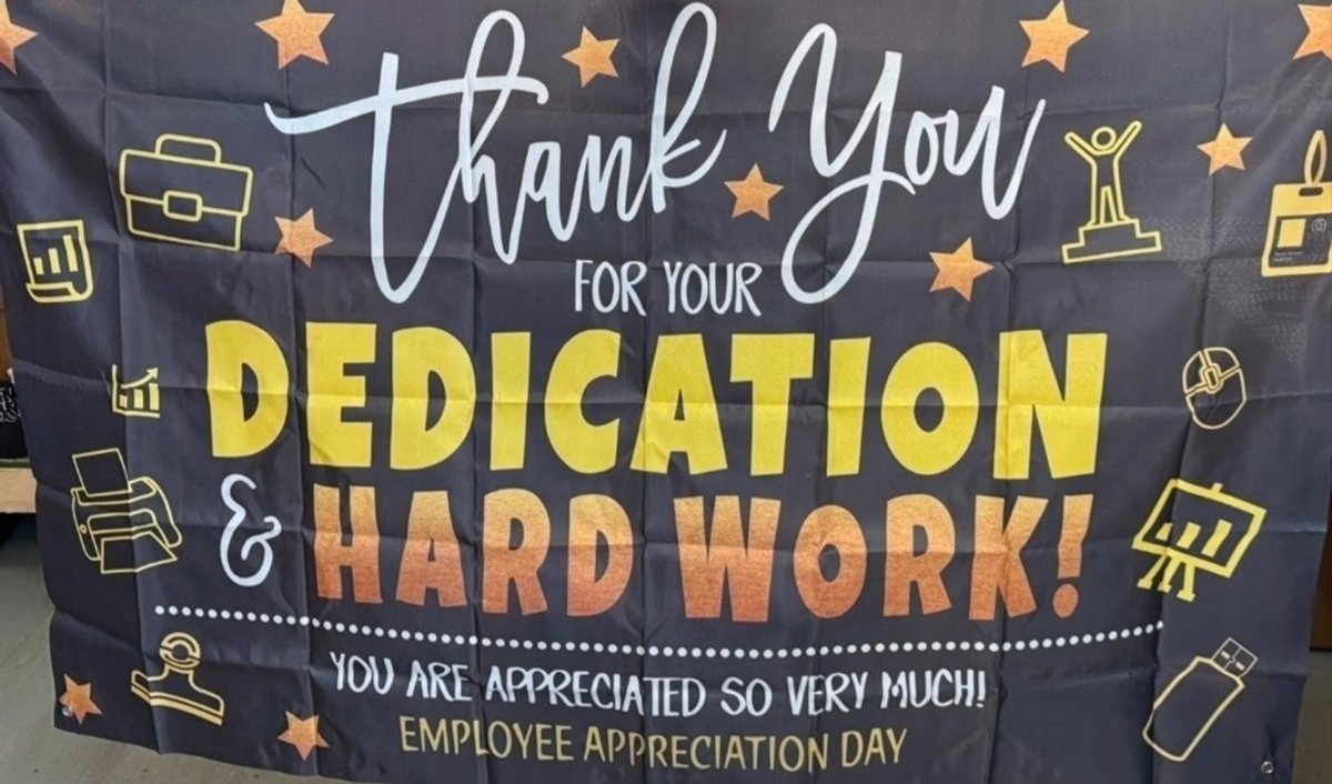 Employee appreciation banners