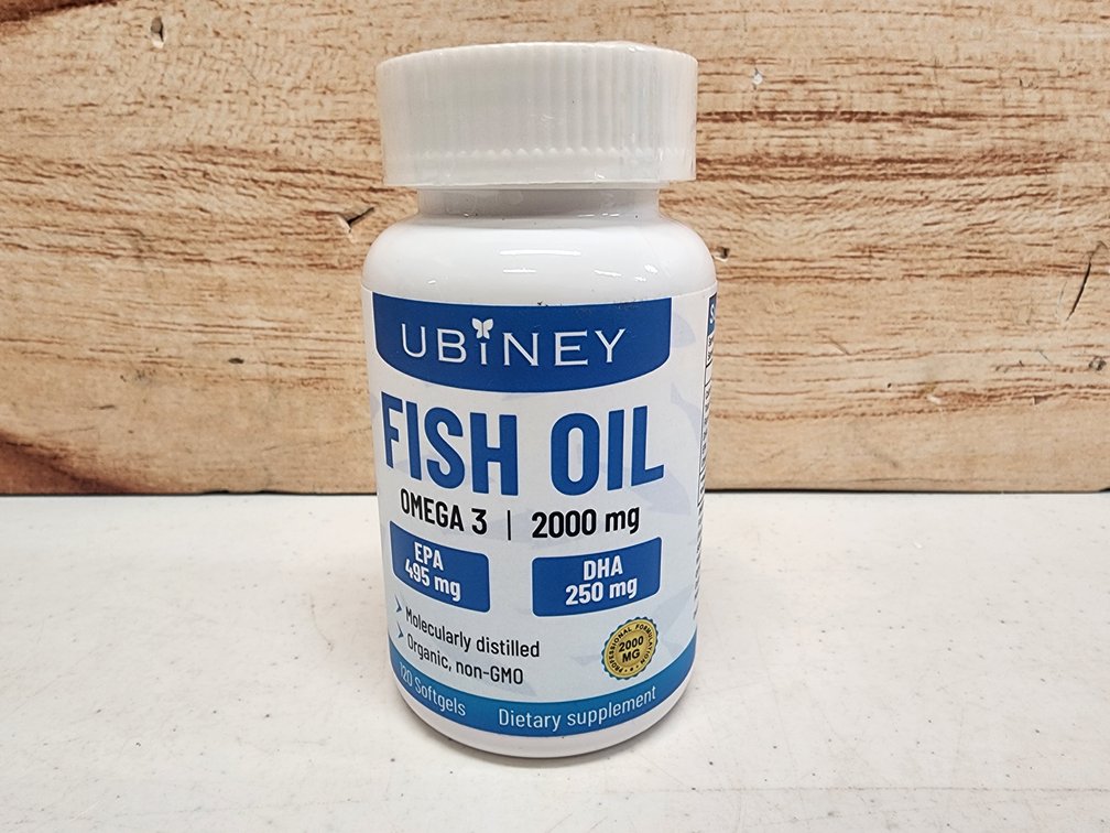 Ubiney Fish Oil Omega 3 120 Softgels