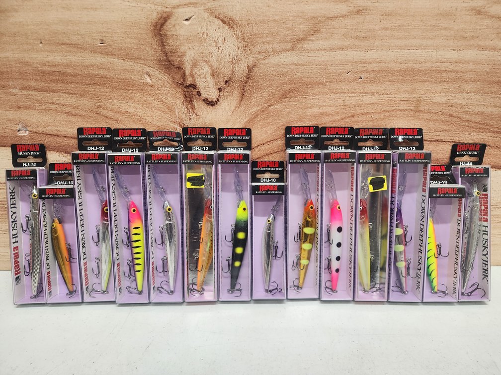 14 Rapala Husky Jerk Rattlin' Suspending Lures