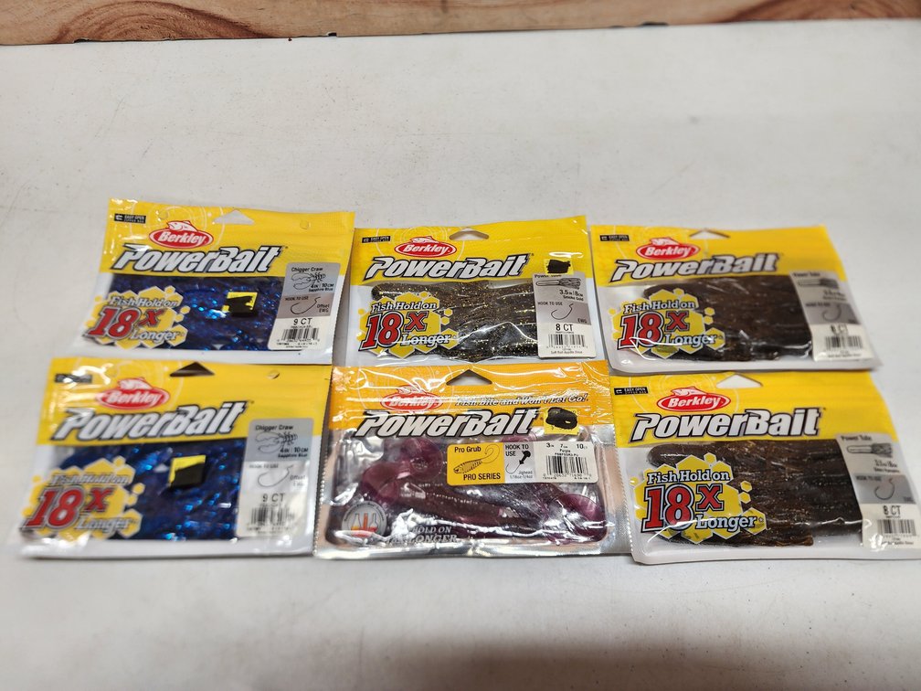6 Berkley Powerbait