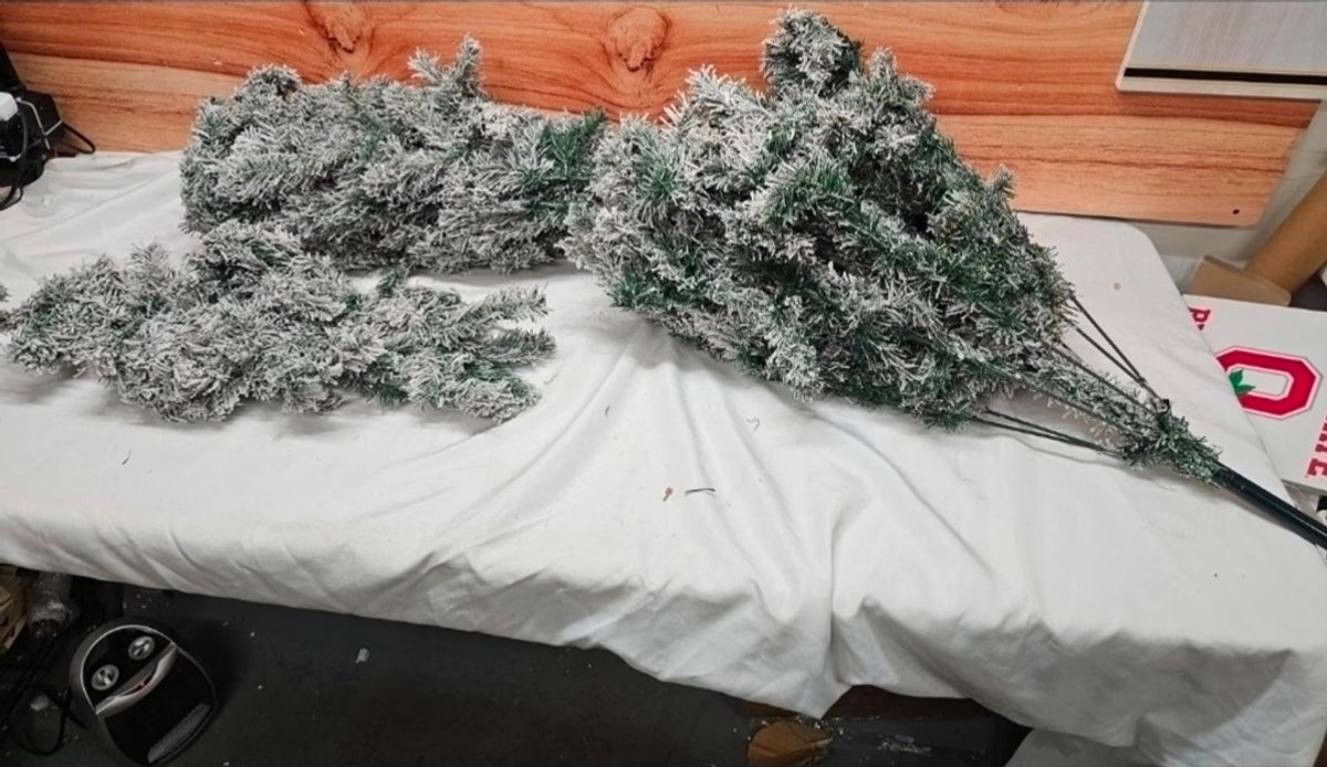 6ft Frosted Christmas Tree