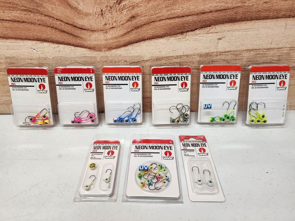 VMC Neon Moon Eye Jig Lot