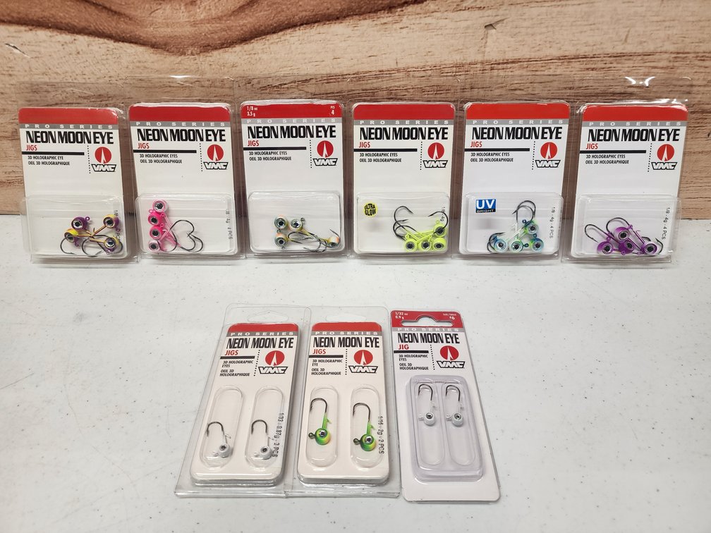 VMC Neon Moon Eye Jig Lot