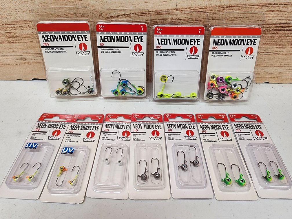 VMC Neon Moon Eye Jig Lot
