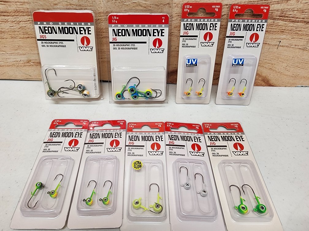 VMC Neon Moon Eye Jig Lot