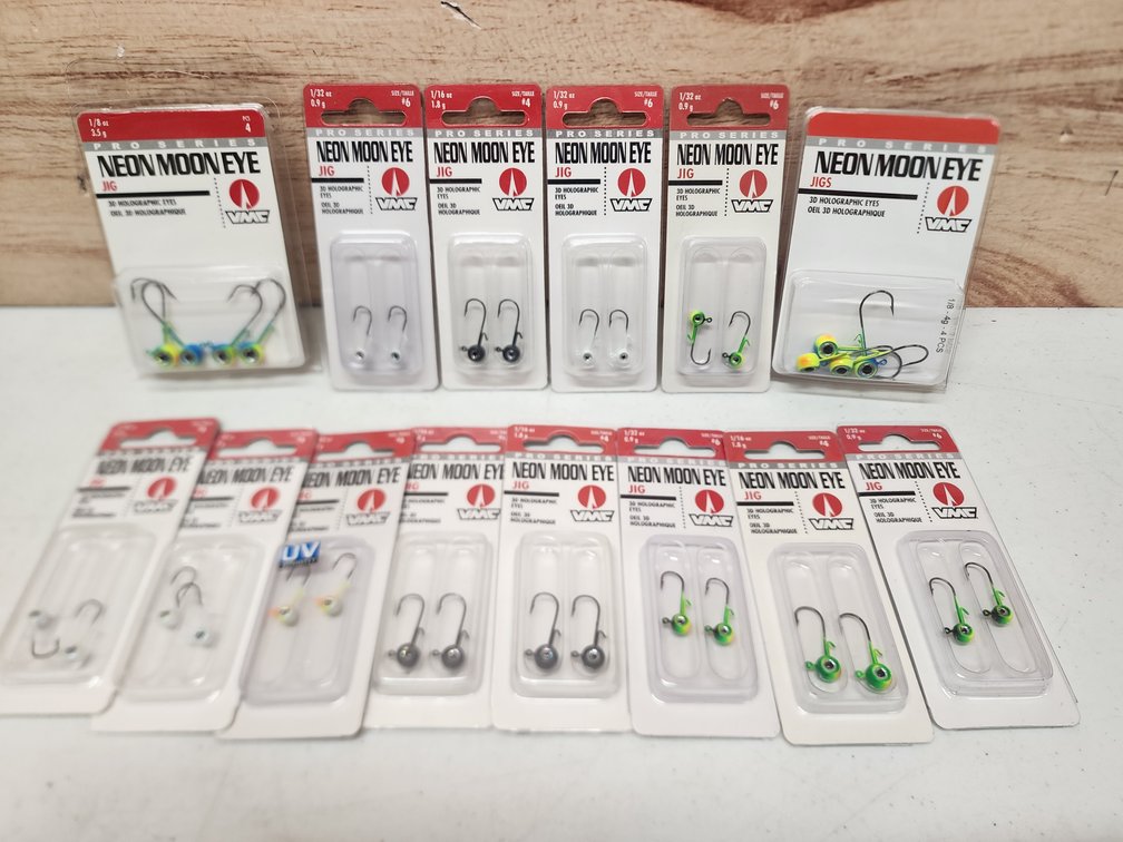 VMC Neon Moon Eye Jig Lot
