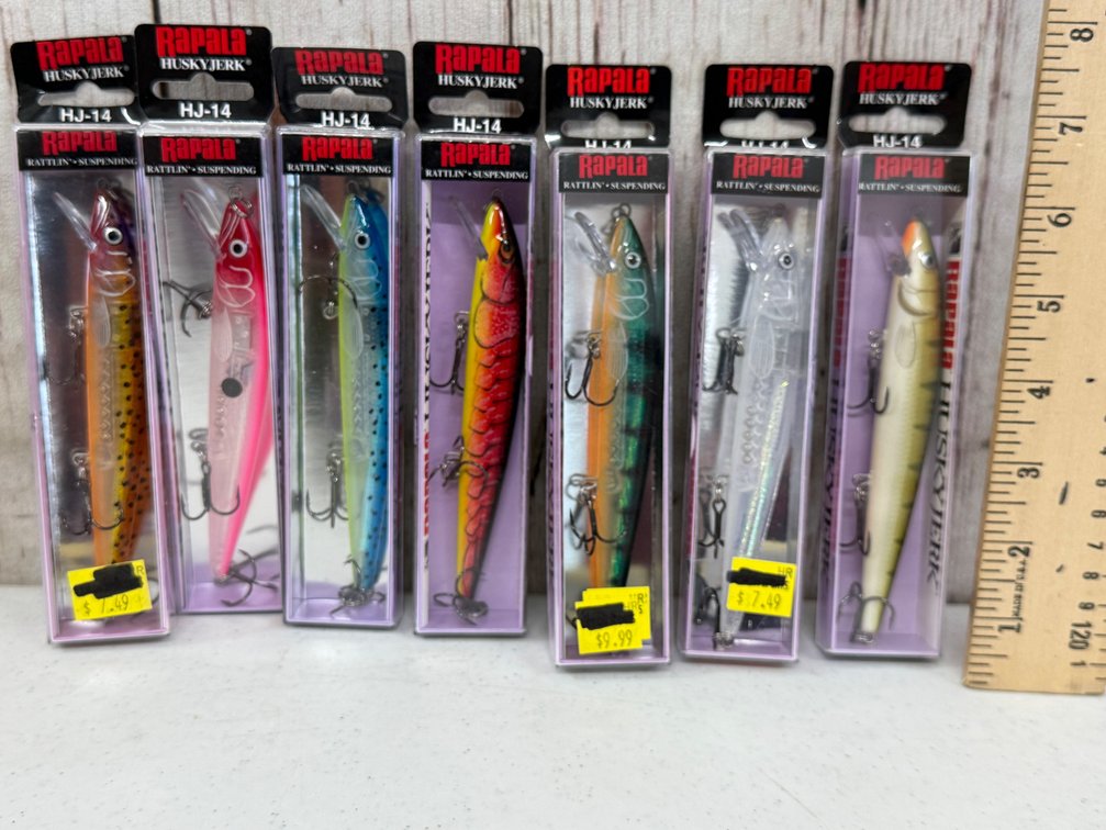 (7) Rapala Suspending Jerk Bait
