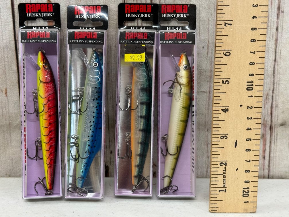 (4) Rapala Rattlin Suspended Jerk